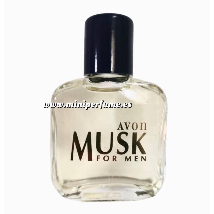 Imagen Década de los 80 Miniatura Musk For Men Avon 15ml en bolsa de organza de regalo (Últimas Unidades) (Ideal Coleccionista) 