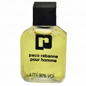 Década de los 70 - Paco Rabanne Pour Homme 4ml (En Bolsa de organza de Regalo) 