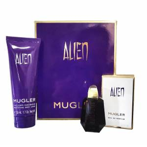 EDICIONES ESPECIALES - Kit Alien de Thierry Mugler con leche corporal y perfume miniatura 